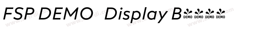 FSP DEMO   Display B字体转换